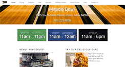 Desktop Screenshot of miracle-bowl.com